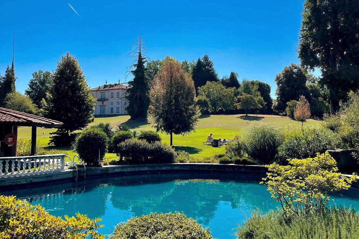 Soggiorno dell’appartamento vicino al Lago di Monate